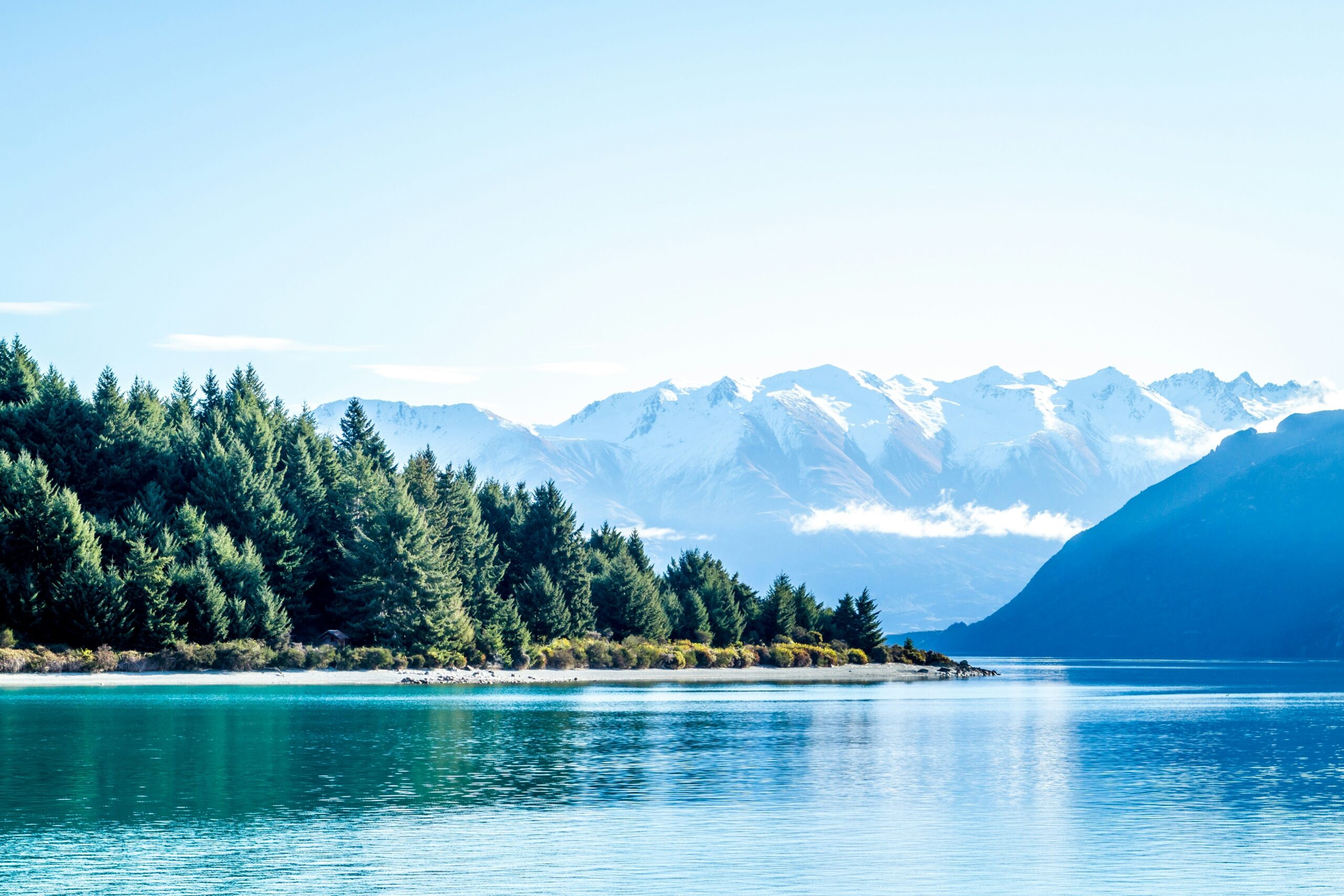 Mountain landscape in New Zealand